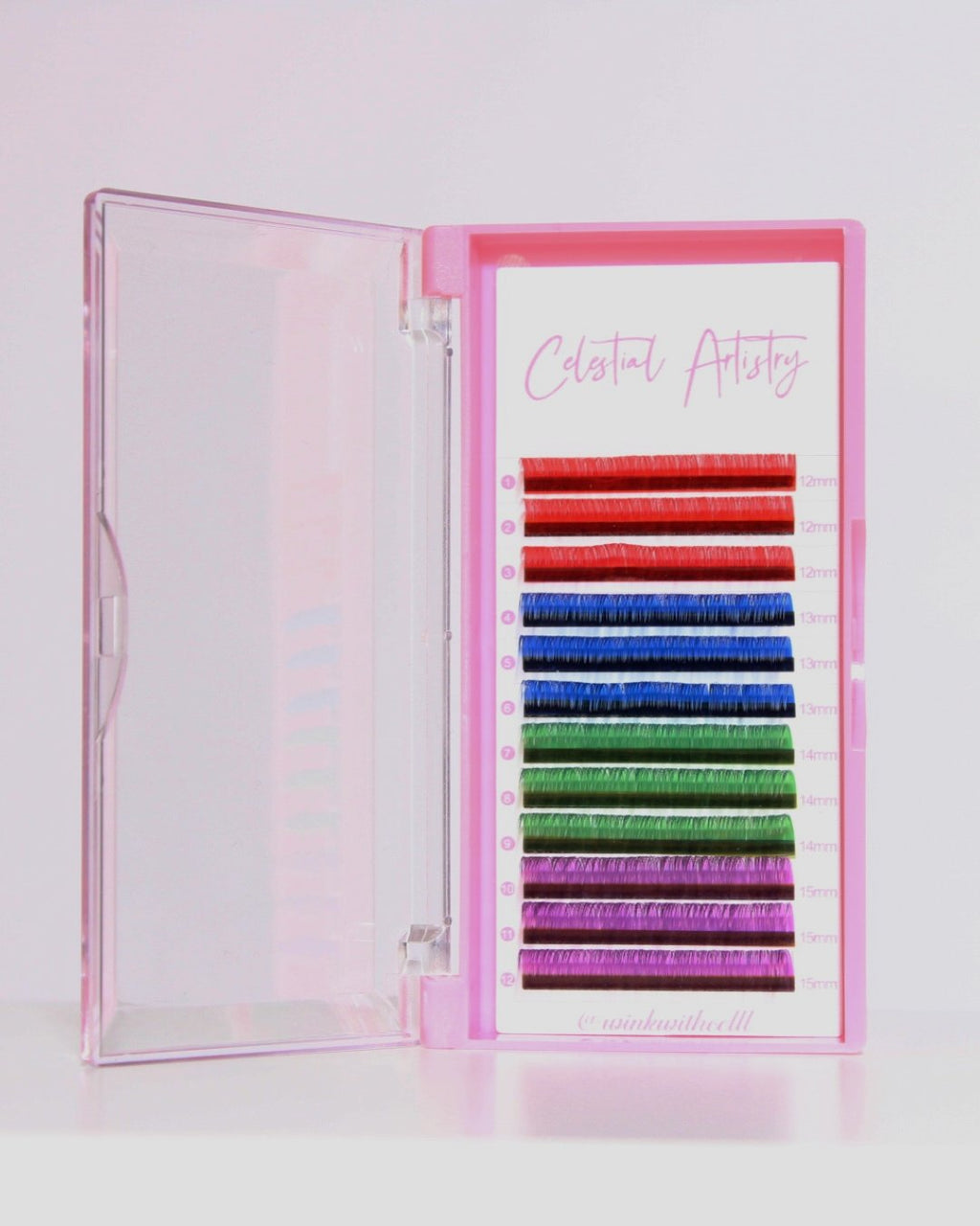 Colored Lash Trays