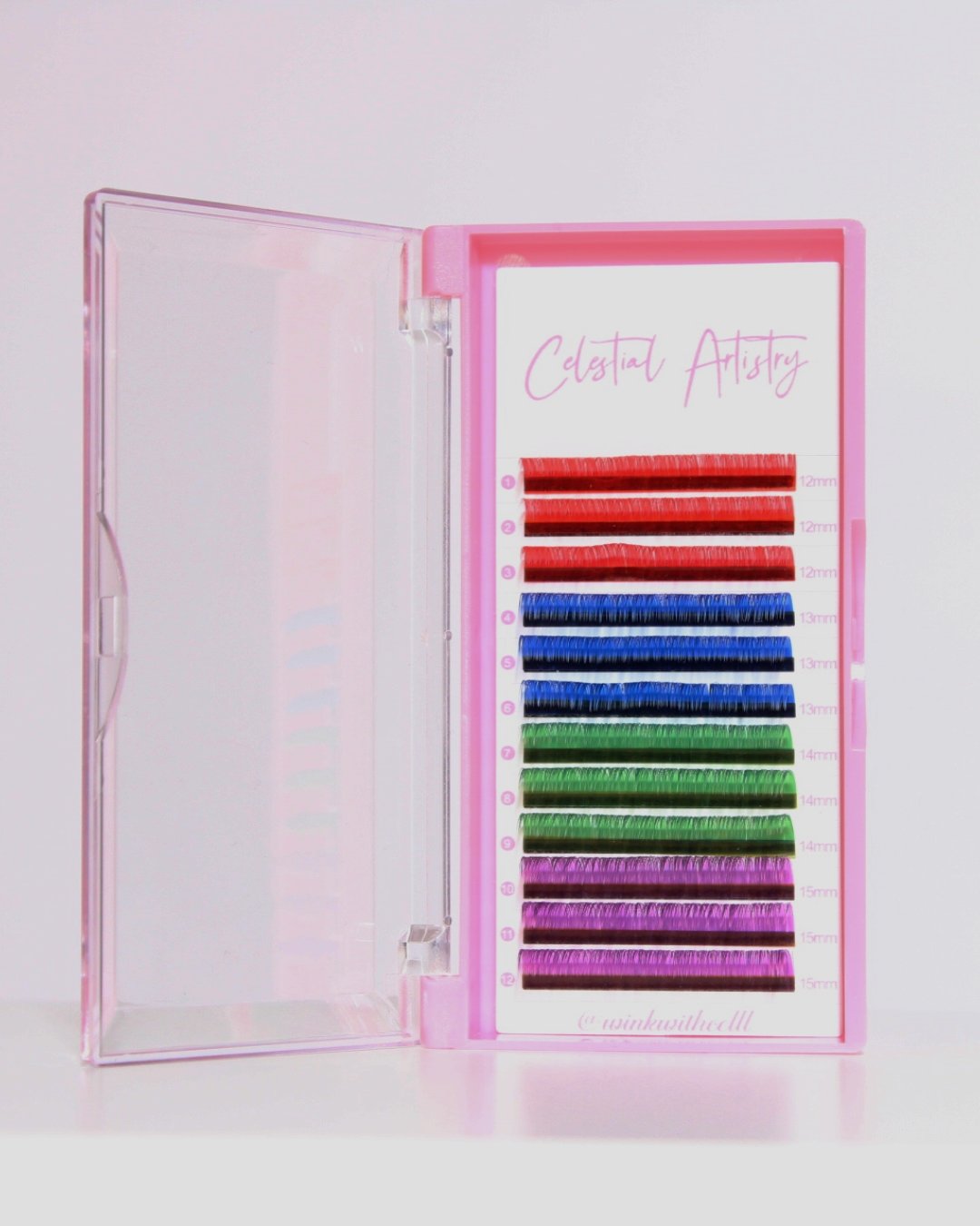 Colored Lash Trays